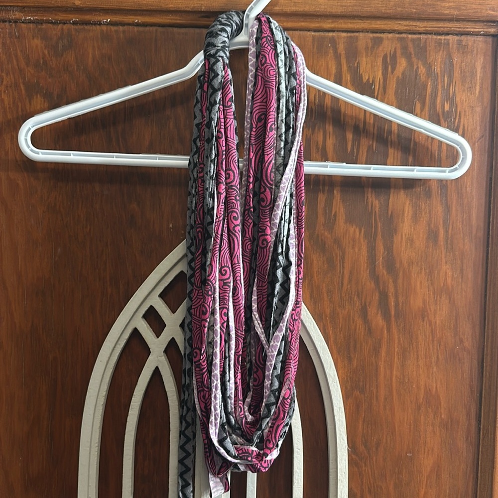 Pink and Gray Scarves and Wraps Collection
3 full wraps and 1 scarf